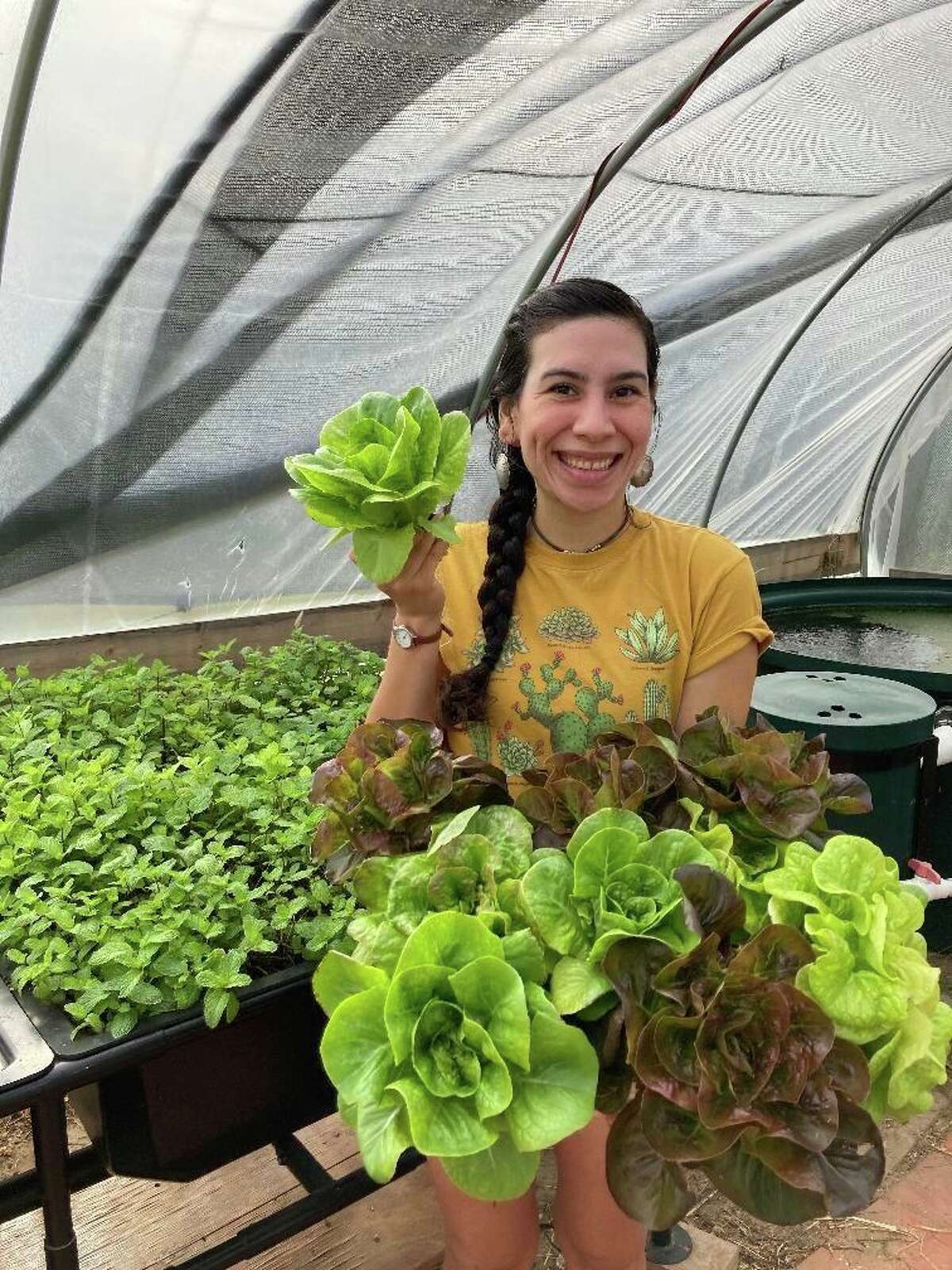 Laredo’s Palo Blanco Farm and Ranch is in the final round of New Leader’s Council Capstone Clash national contest on Instagram. Pictured is Marcella Juarez.