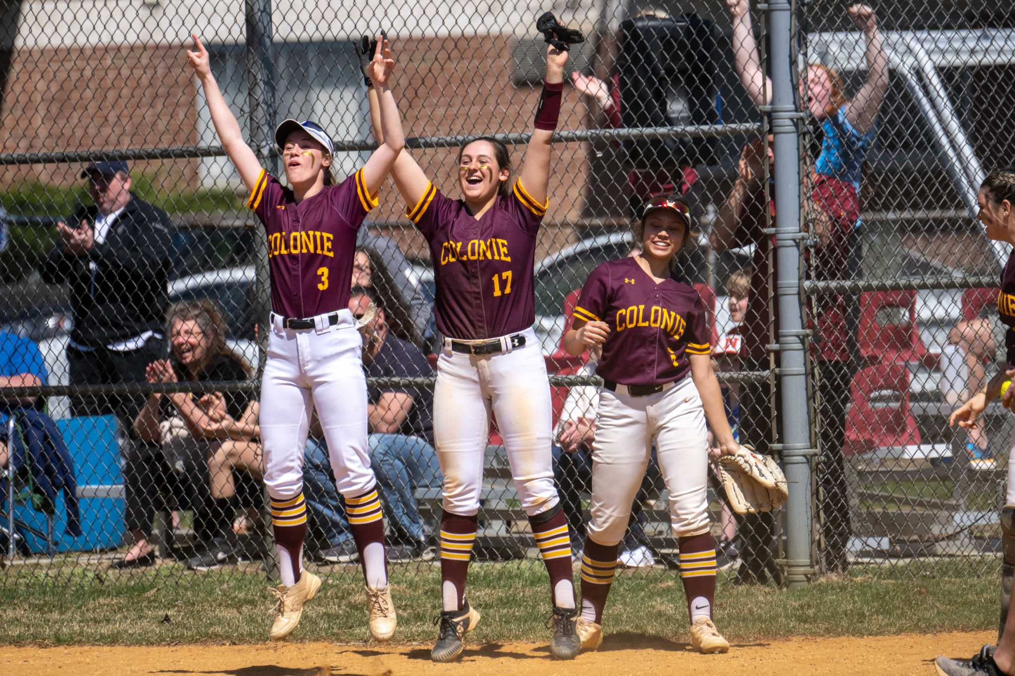 Baumann's clutch hit late lifts Colonie softball past Ballston Spa
