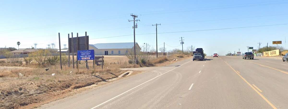 Pictured is U.S. Highway 359 intersecting with Riata Road in Laredo, Texas. An individual died at this location in a collision on Wednesday, April 12, 2023.