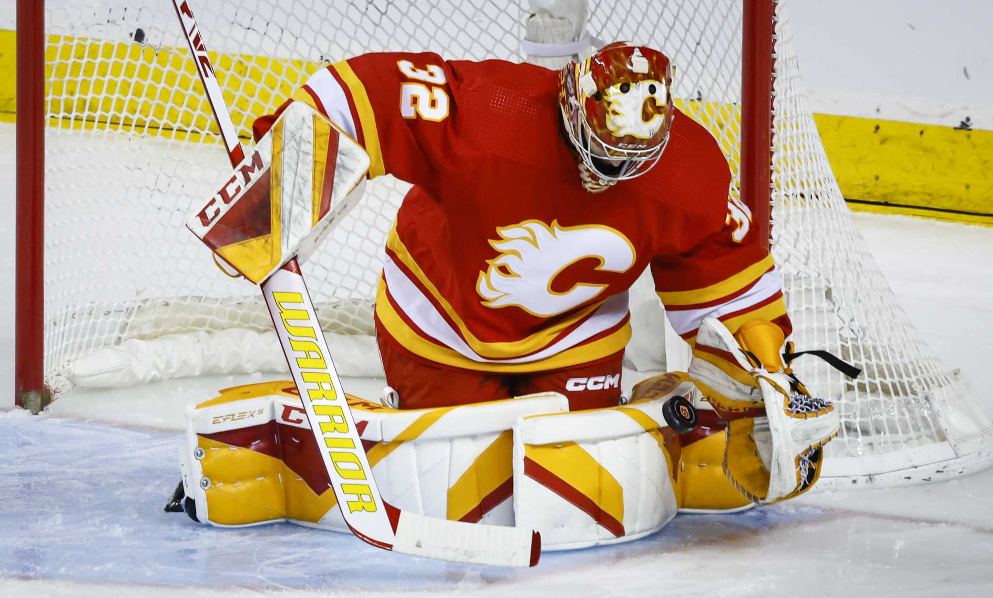 Gilroy Native Dustin Wolf Wins NHL Debut In Goal As Flames Beat Sharks