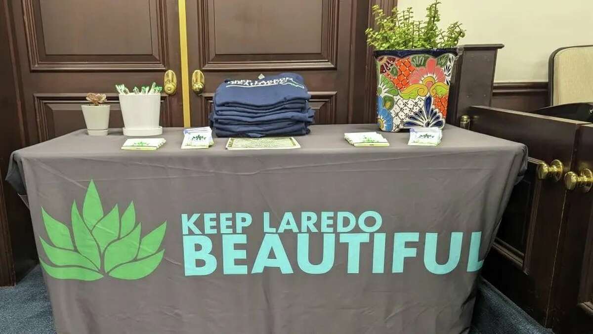 Nonprofit organization Keep Laredo Beautiful revealed a new logo and website at City Hall Monday.