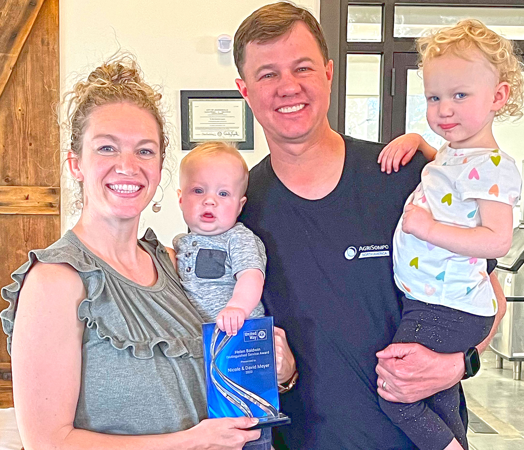 Concord couple honored with Prairieland United Way's top award - Vimarsana News