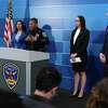 局长威廉•斯科特说,媒体在新闻发布会上的成员杀害Bob Lee在旧金山警察总部在旧金山,加利福尼亚州,星期四,2023年4月13日。