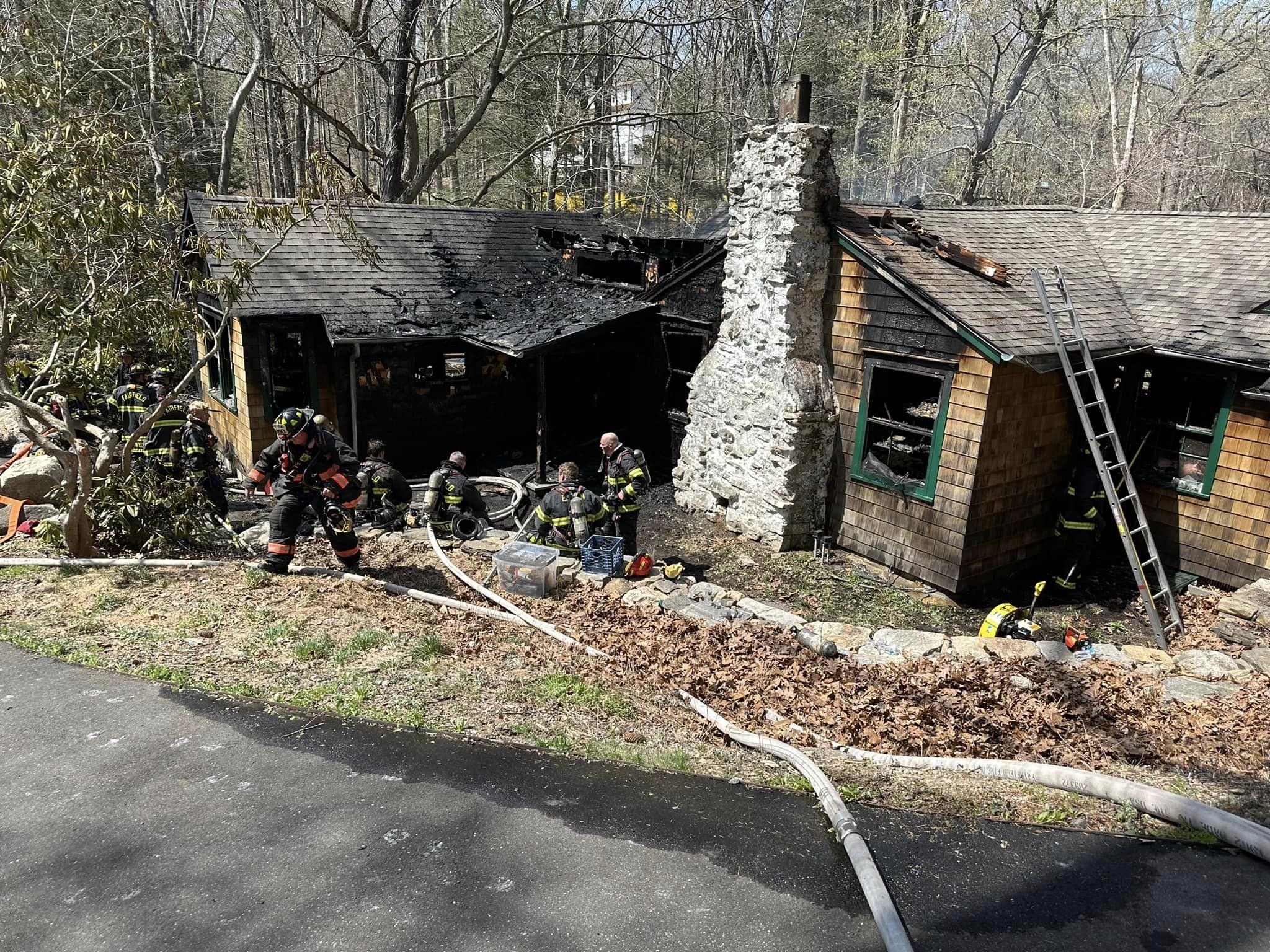 Officials Fire scorches Westport Turnpike home in Fairfield