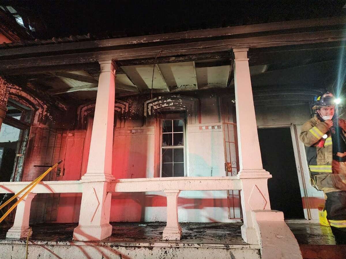 A one-story fire was extinguished at the 200 block of Matamoros on Friday, April 14, 2023.