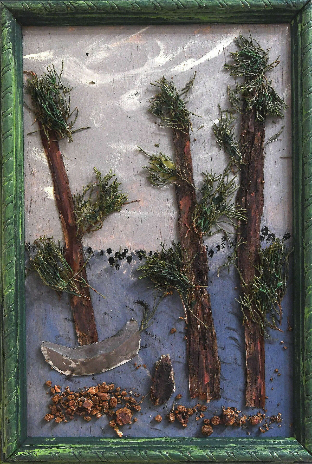 A variety of styles, techniques and subject matter comprise this year's Neches River Festival art exhibit, which opens April 16 and runs through May 30 at the Beaumont Art League. Photo made Friday, April 14, 2023 Kim Brent/Beaumont Enterprise