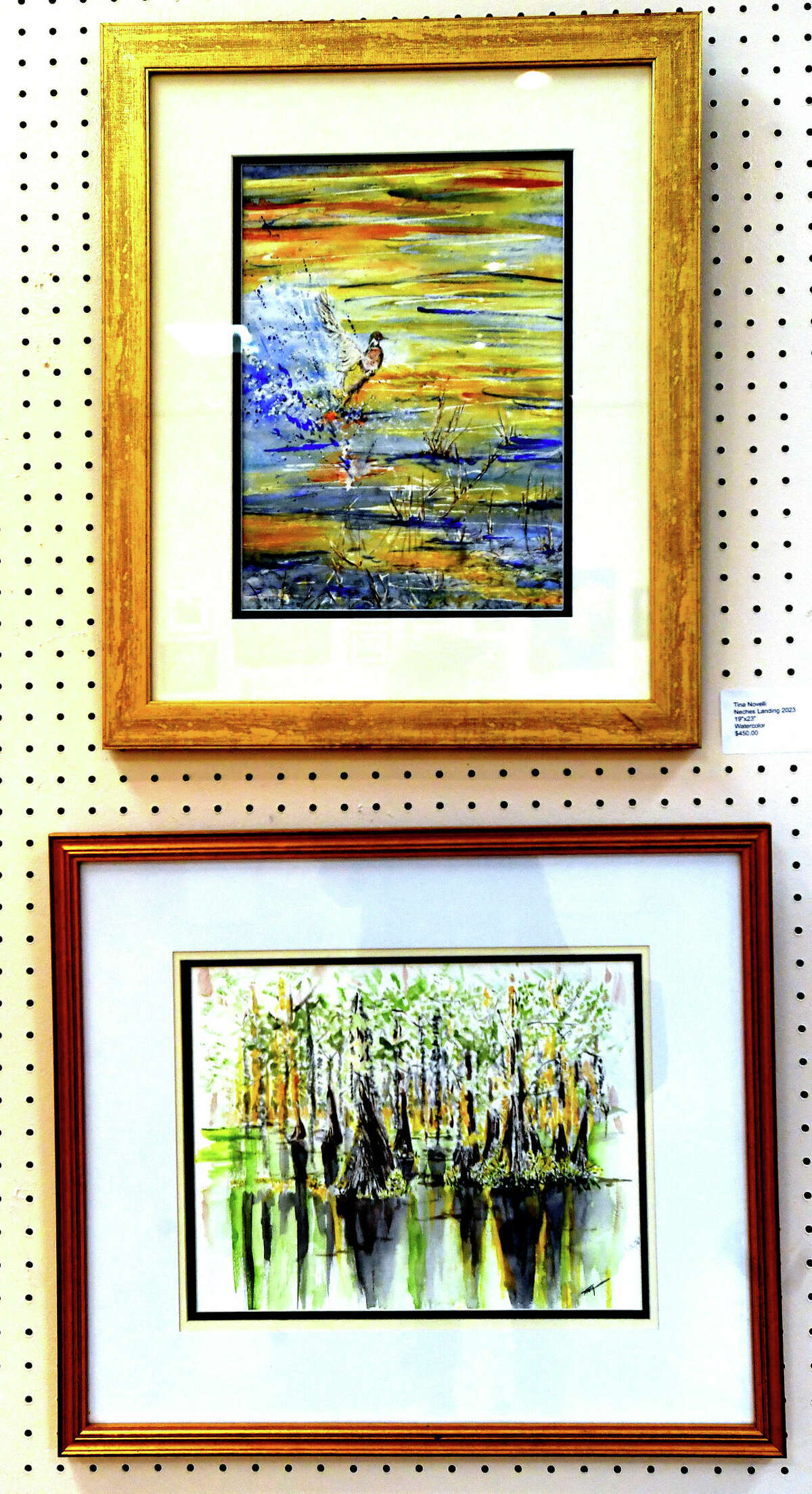 A variety of styles, techniques and subject matter comprise this year's Neches River Festival art exhibit, which opens April 16 and runs through May 30 at the Beaumont Art League. Photo made Friday, April 14, 2023 Kim Brent/Beaumont Enterprise