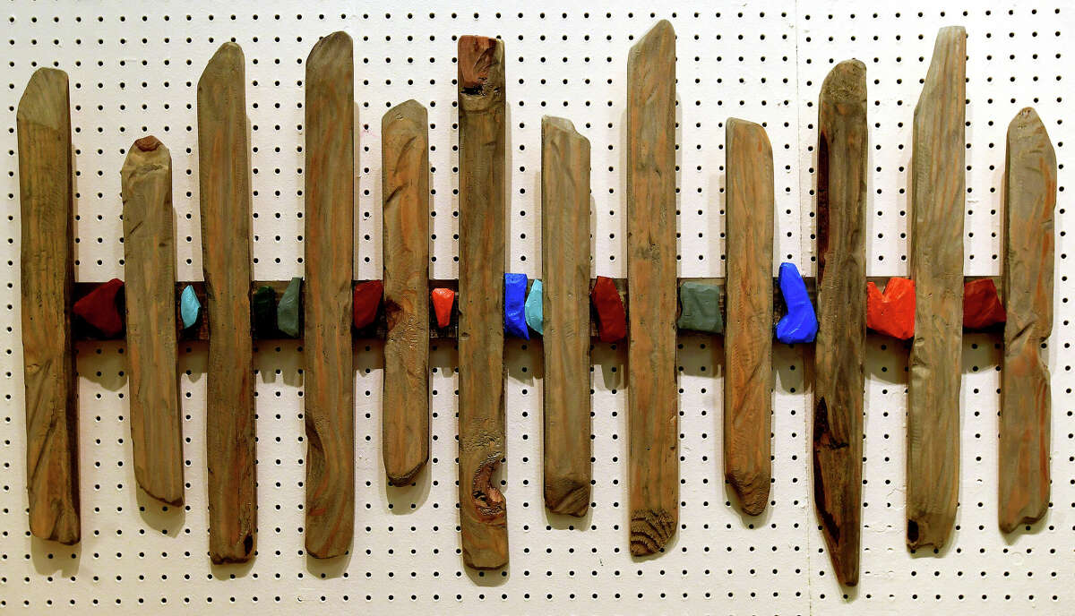 A variety of styles, techniques and subject matter comprise this year's Neches River Festival art exhibit, which opens April 16 and runs through May 30 at the Beaumont Art League. Photo made Friday, April 14, 2023 Kim Brent/Beaumont Enterprise