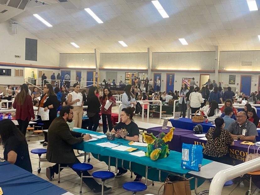 Laredo UISD searches for teachers at Elias Herrera MS job fair