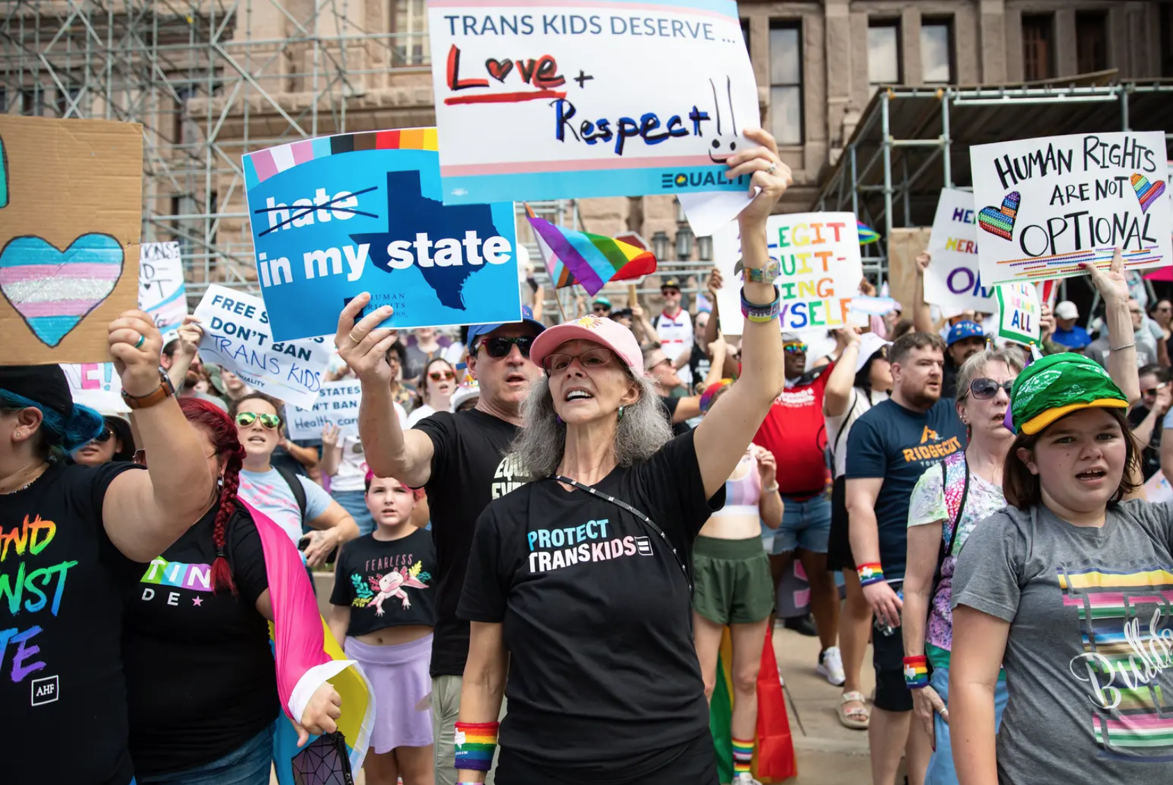 Hundreds of Texans rally at Capitol to protest anti-LGBTQ bills - Vimarsana News