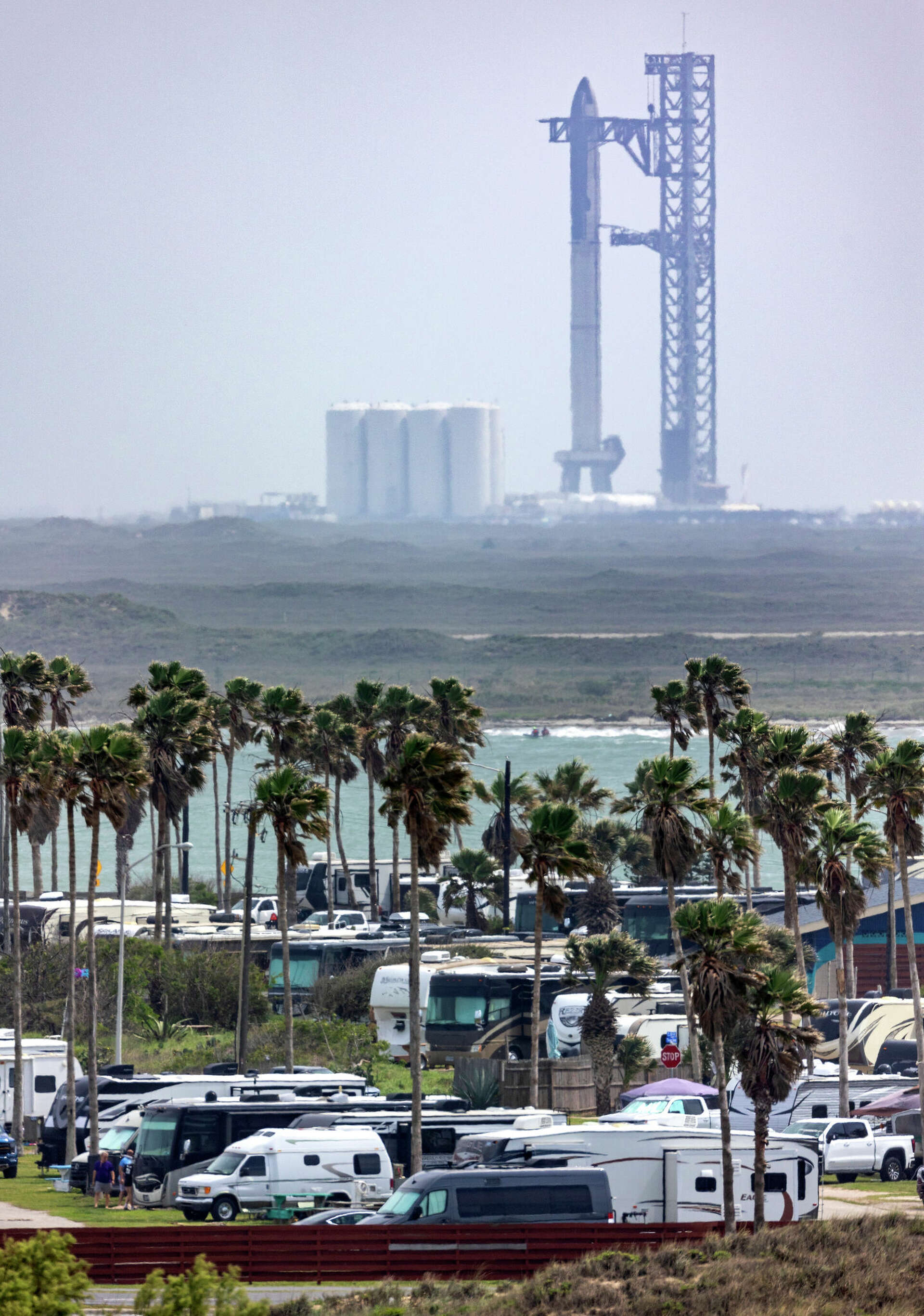 SpaceX Starship launch draws visitors to South Texas from across globe