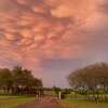 Cloud coverage over Fayette Co. on April 15. 