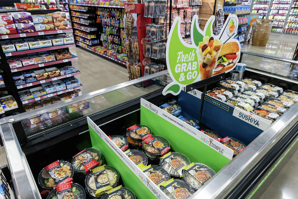 Fresh sushi is front-and-center at H-E-B Fresh Bites.