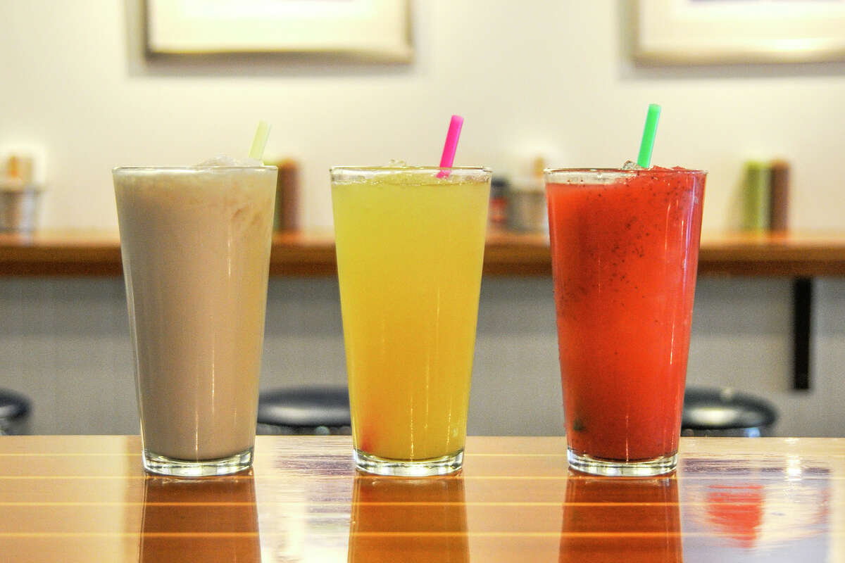 A selection of drinks served at Tacko restaurant at 3115 Fillmore St. in San Francisco.
