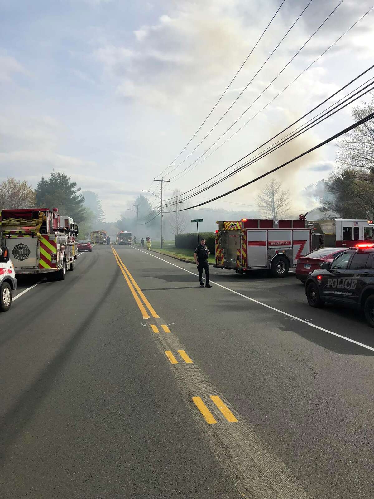 Structure fire shuts down section of West Avon Road, Avon police say
