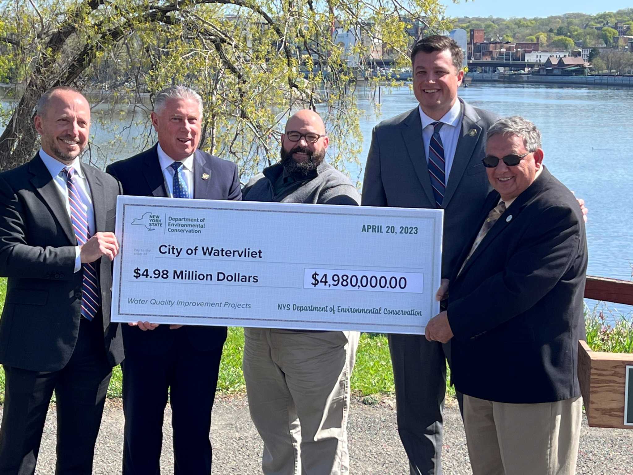 Watervliet Receives 498 Million From Nys Dec To Protect Hudson River 