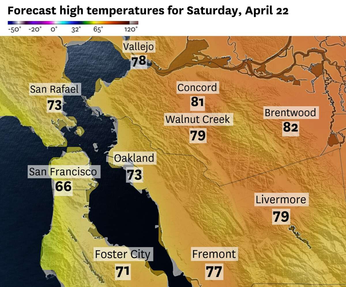 Here’s how much the marine layer may shave off the weekend heat