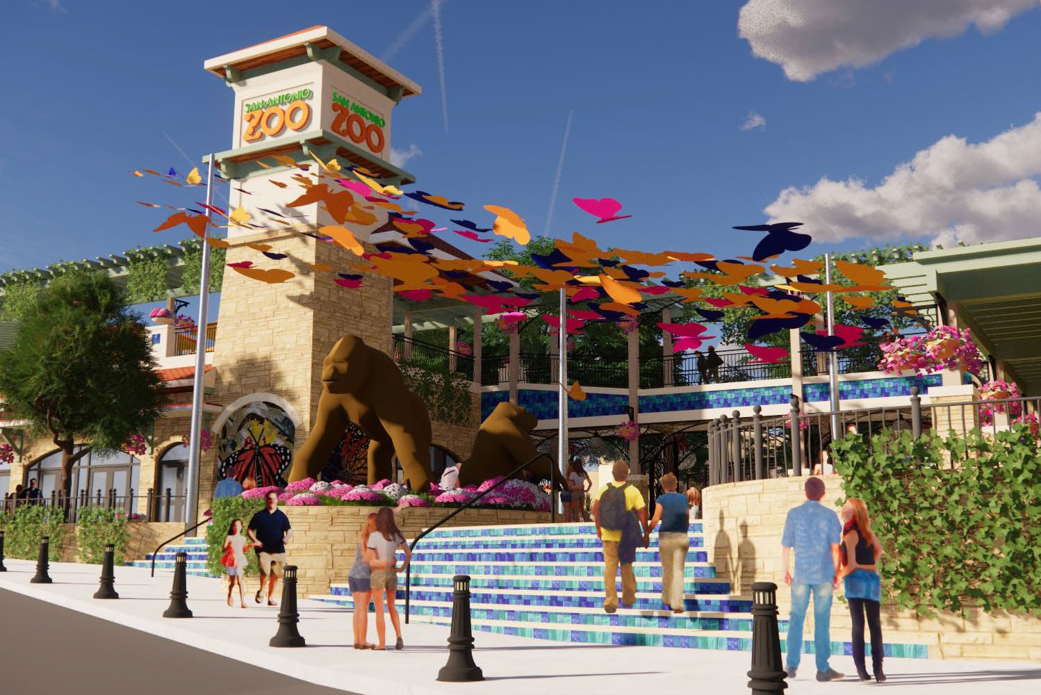 San Antonio Zoo Releases Preview Of New And Improved Entrance   RawImage 