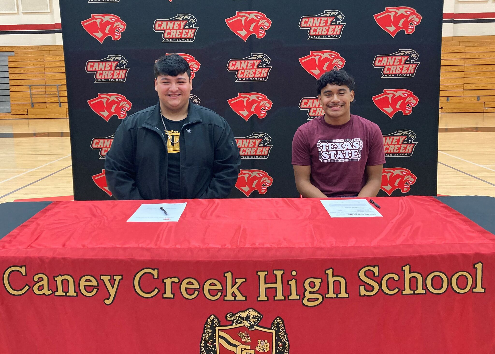 Caney Creek celebrates two seniors in signing day ceremony