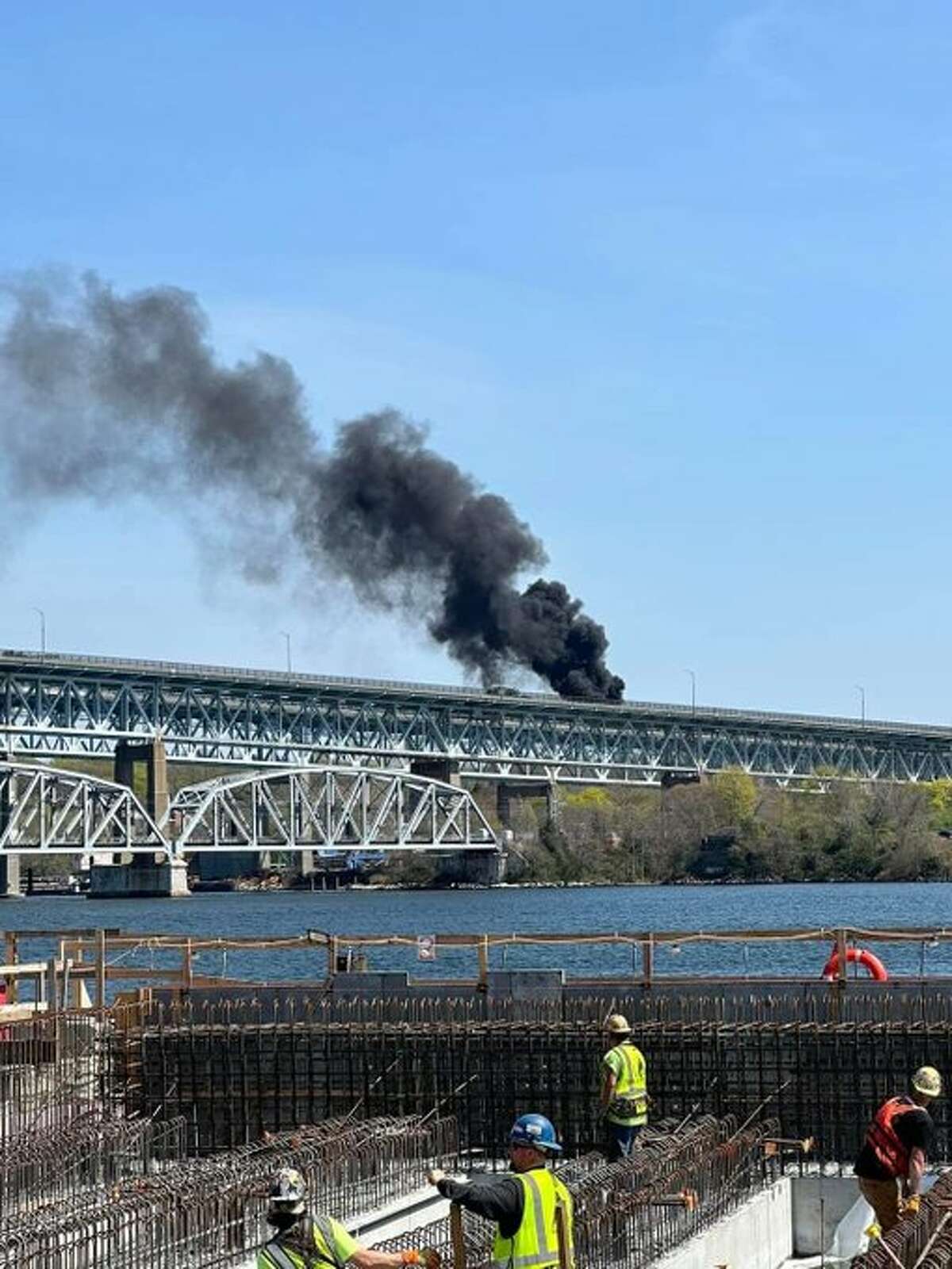 DOT: Images of fiery crash 'startling,' but Gold Star bridge is safe