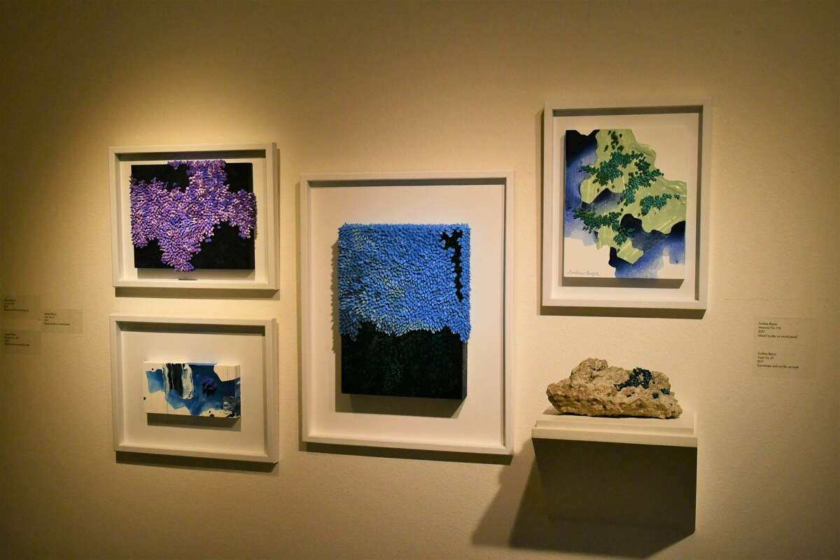 Pieces from the Andrea Reyes: Tiempo collection, now on display at the Museum of the Southwest.