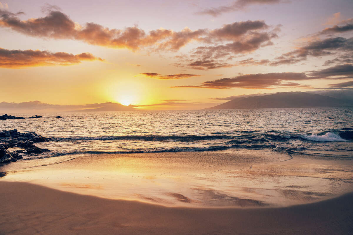 The beach in front of the Four Seasons Resort Maui is where some memorable scenes from “The White Lotus” take place.