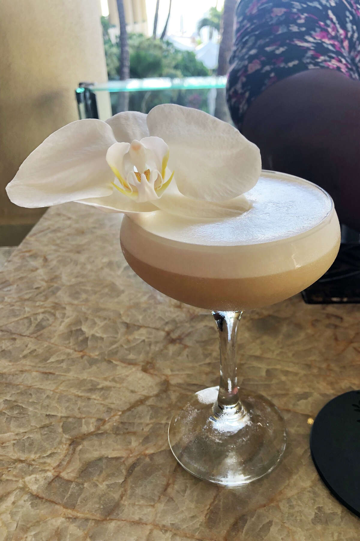 The Lobby Lounge bartender, Sean, created a drink in honor of “The White Lotus.”