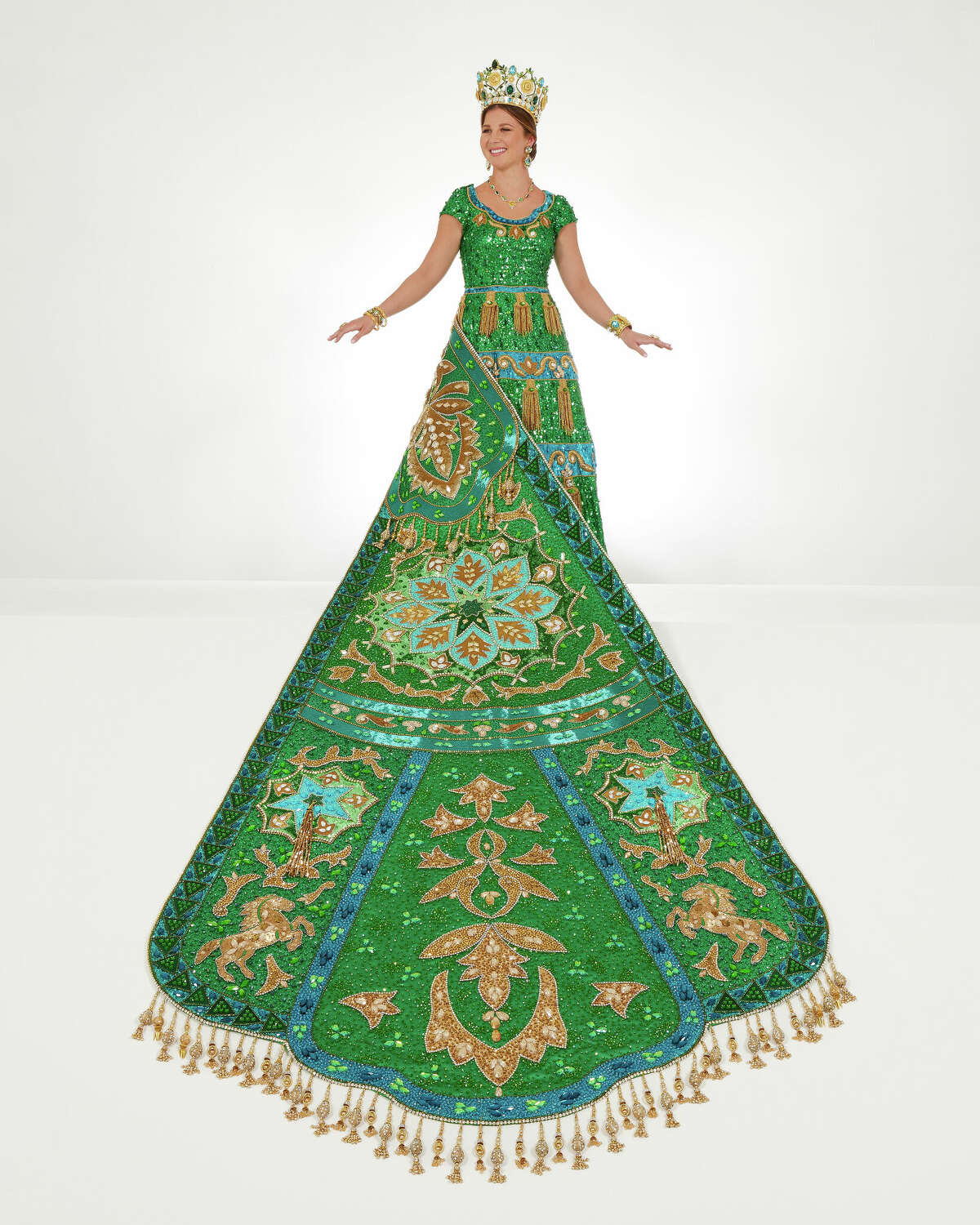 Fiesta San Antonio 2023 gowns sparkle at Order of the Alamo Coronation