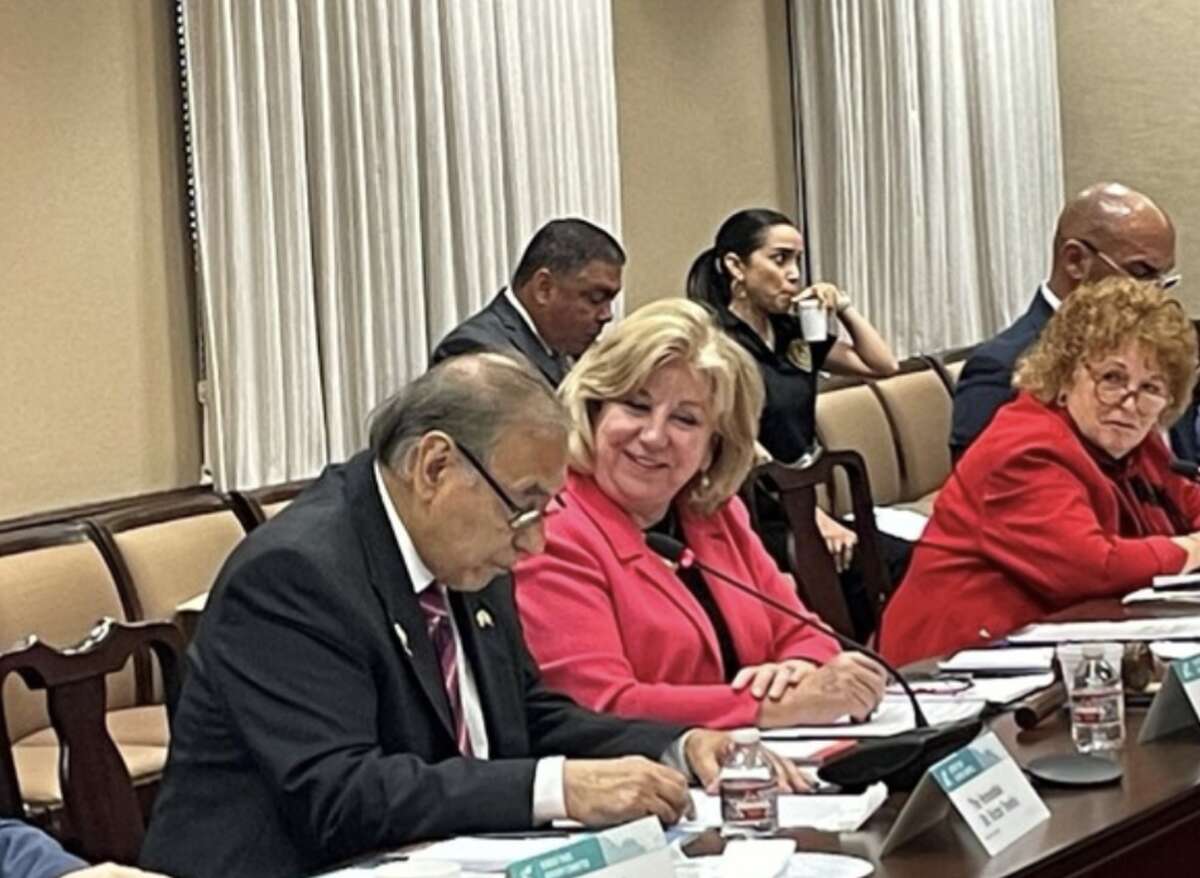 State of Texas State Secretary Jane Nelson visited Laredo on Friday, April 22, 2023 to discuss international trade with officials from Laredo, Mexico and TxDOT.