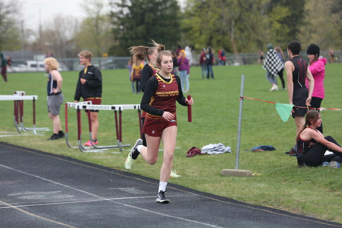Deckerville High School track and field results for April 21