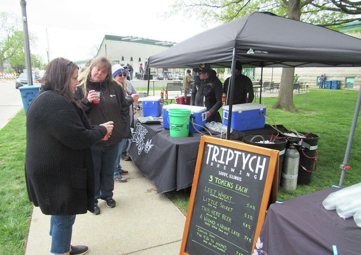 Beverages (and weather) cold for Global Brew's Spring Beer Fest