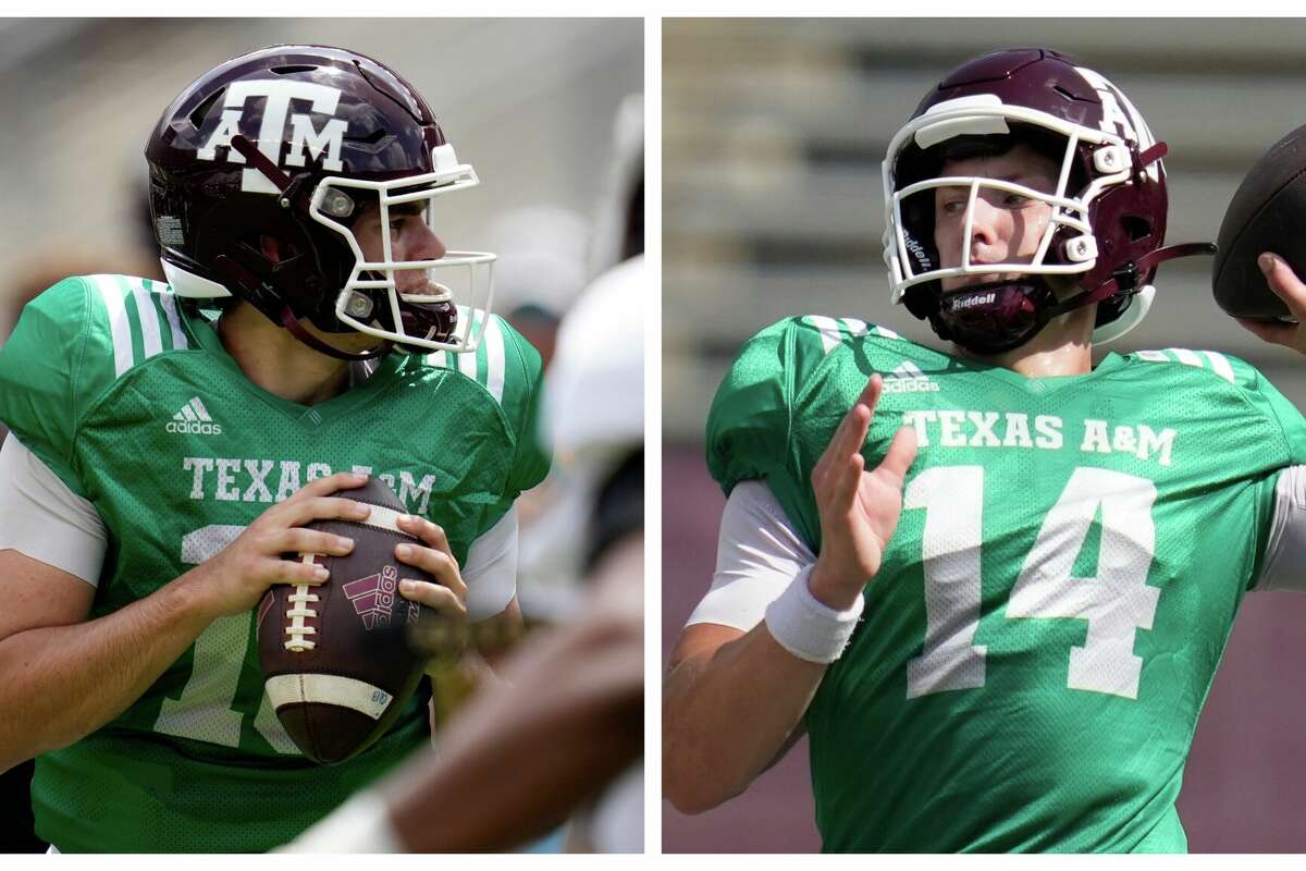 Story photo for Aggies coach says QB competition is open.