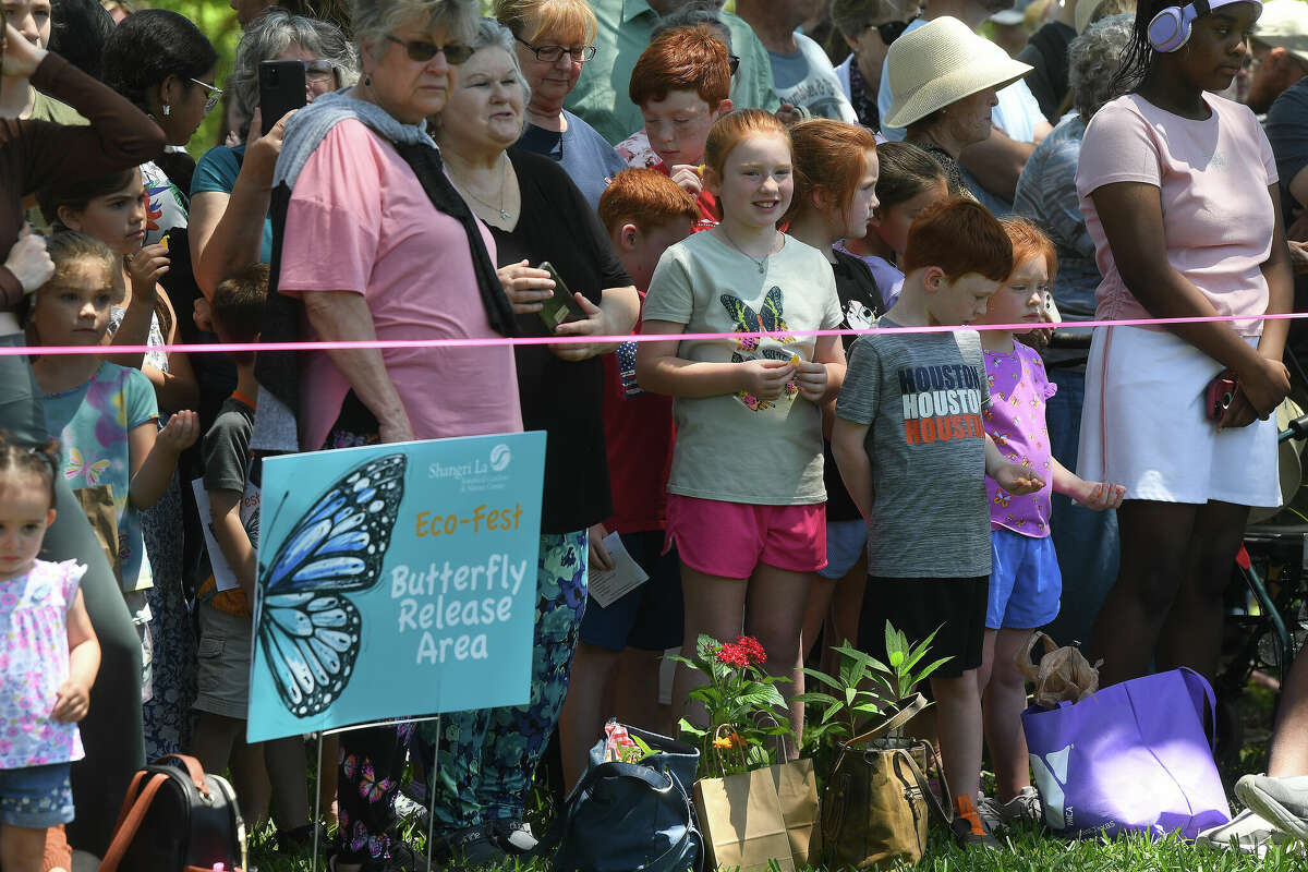 Shangri La draws huge crowd for annual butterfly release on Earth Day