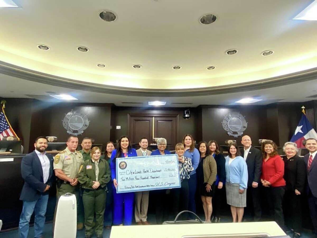 Rep. Cuellar announced $2.4 million to help fight Autism in Laredo and Webb County during a press conference held at Laredo City Hall on Monday, Apr. 24, 2023.