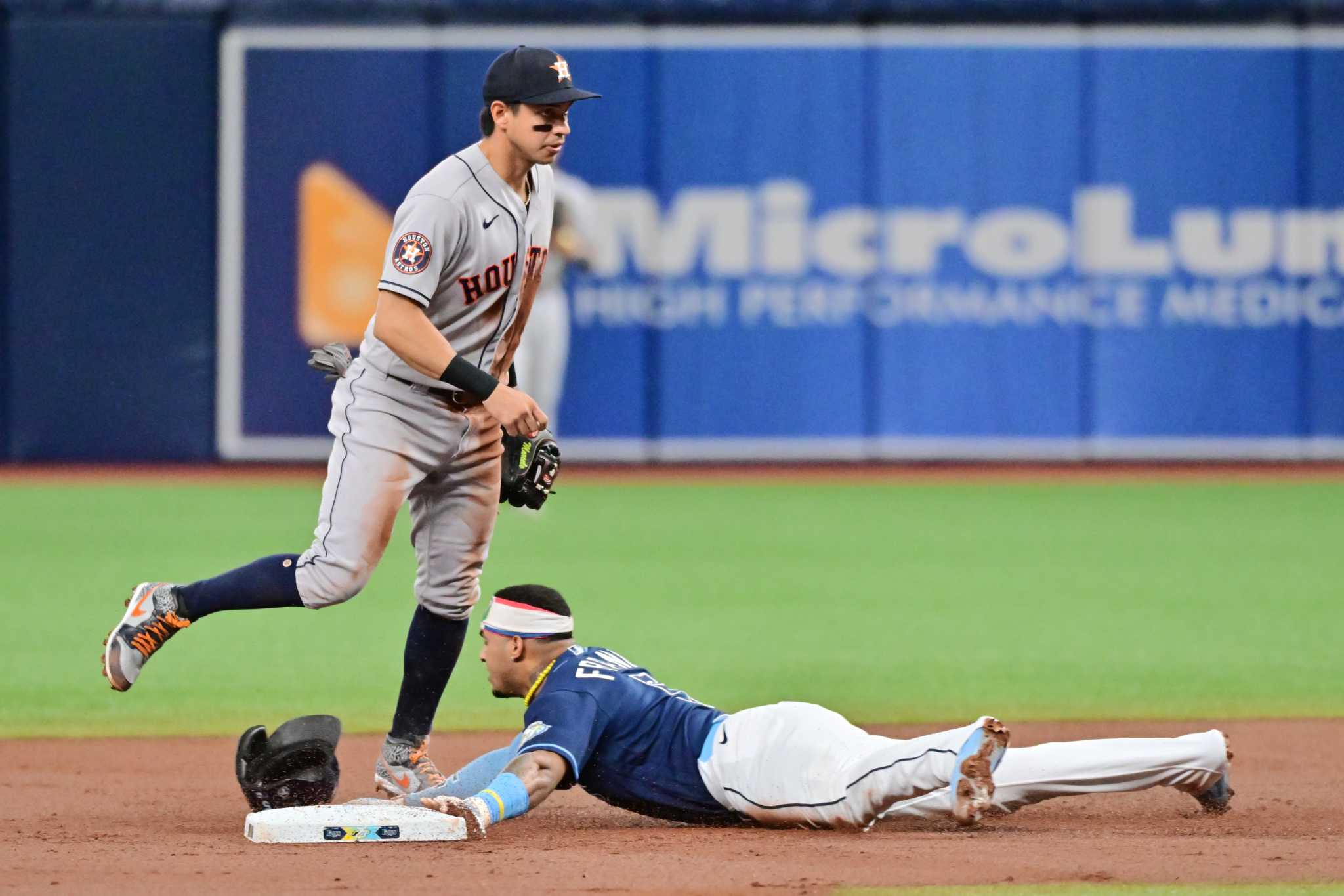 Wander Franco of the Tampa Bay Rays reacts after being walked during  News Photo - Getty Images