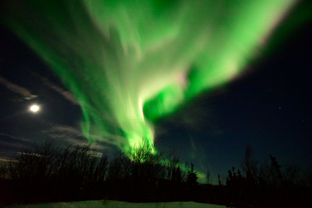 The Northern Lights were visible from Texas Panhandle Sunday night