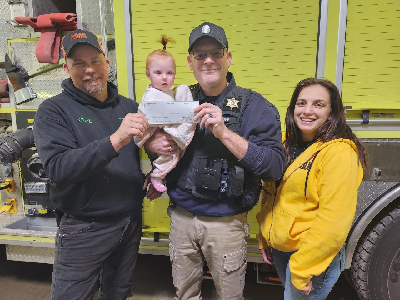 Pleasant Plains Fire Department receives 1,000 donation