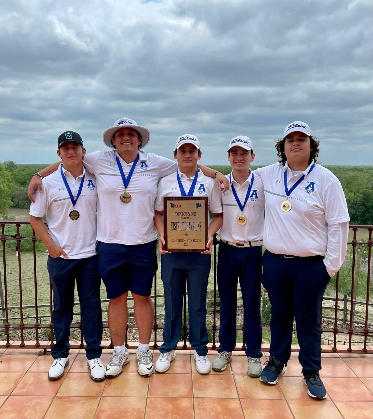 The St. Augustine boys' golf team won the TAPPS District 4-5A title on Monday.