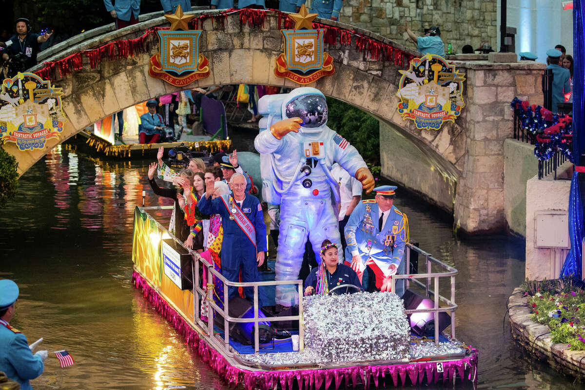 Photos from the Texas Cavaliers River Parade at Fiesta San Antonio