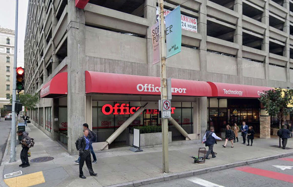 Big box retailer Office Depot closing downtown San Francisco location