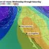 大气的温度大约在5000英尺,在一波又一波的热空气流入加利福尼亚周三和周五之间。这个气团将整个州的气温升高,可能会增加热量内陆居民的风险。