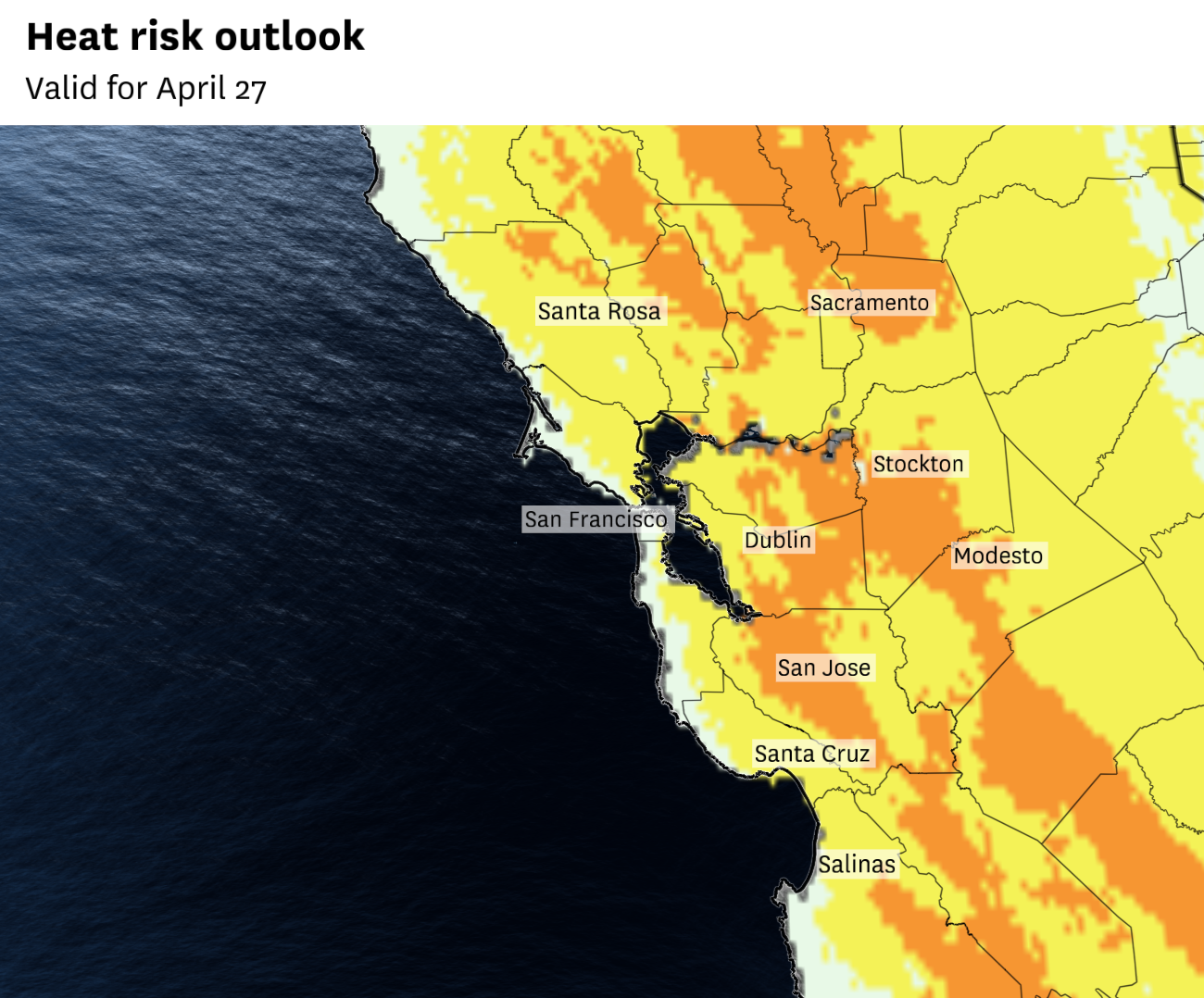 California heat wave These areas will face high temperatures