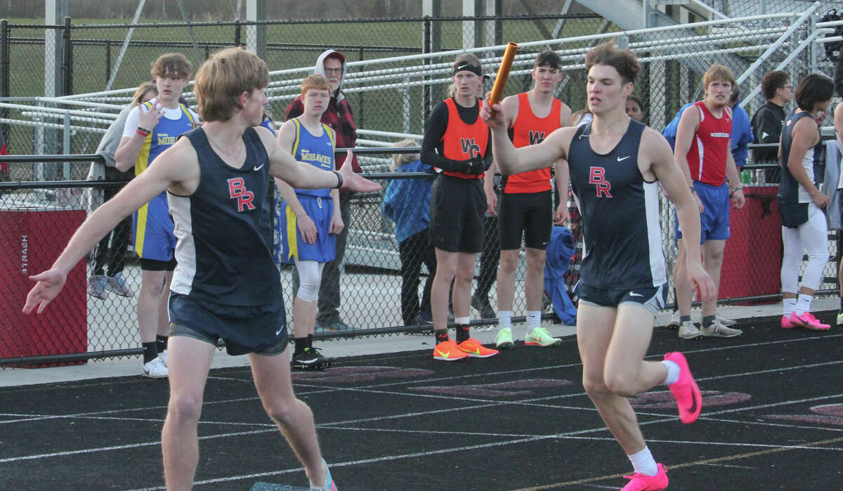 Big Rapids boys track team 40 in CSAA action