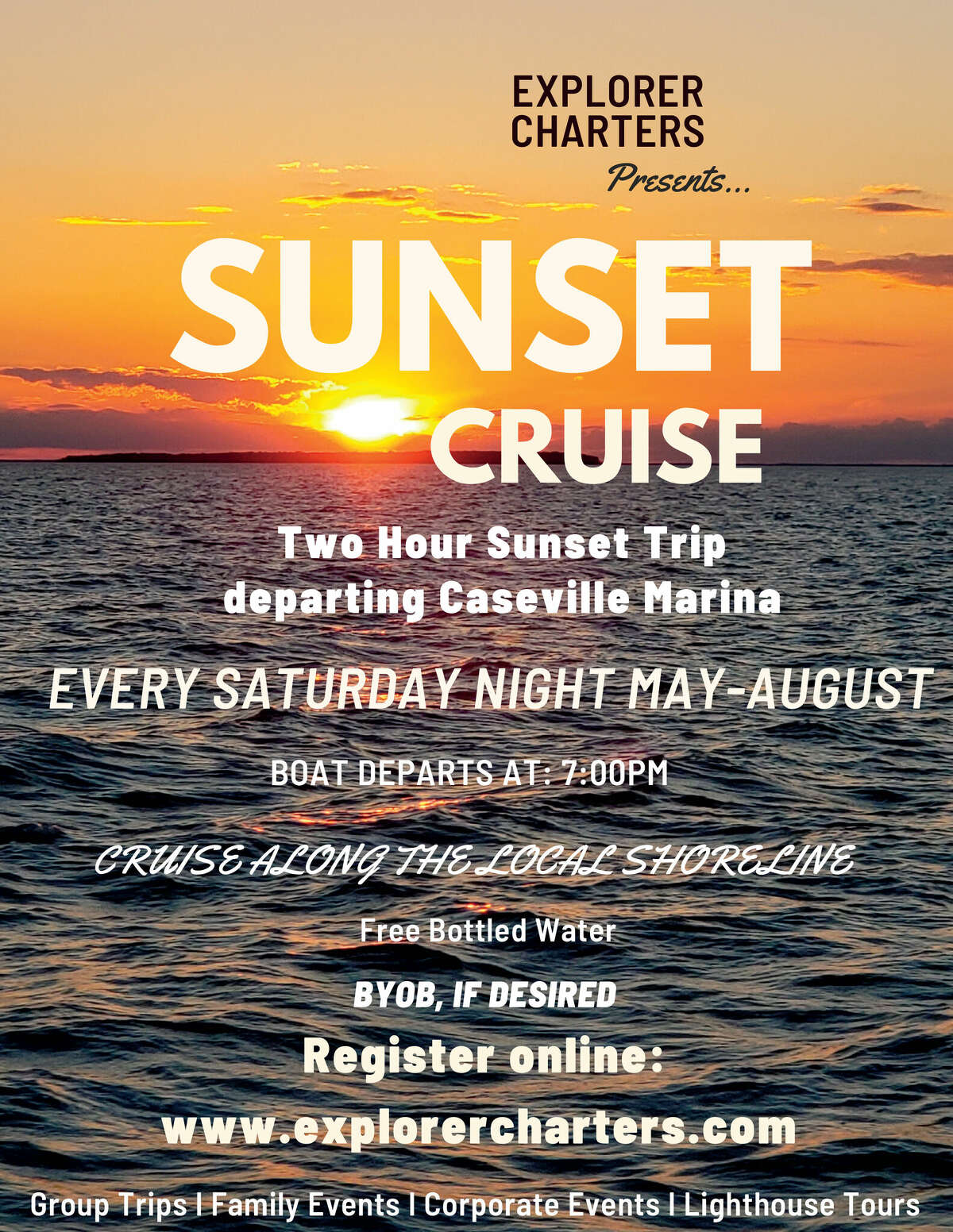explorer charter cruise lines caseville tours