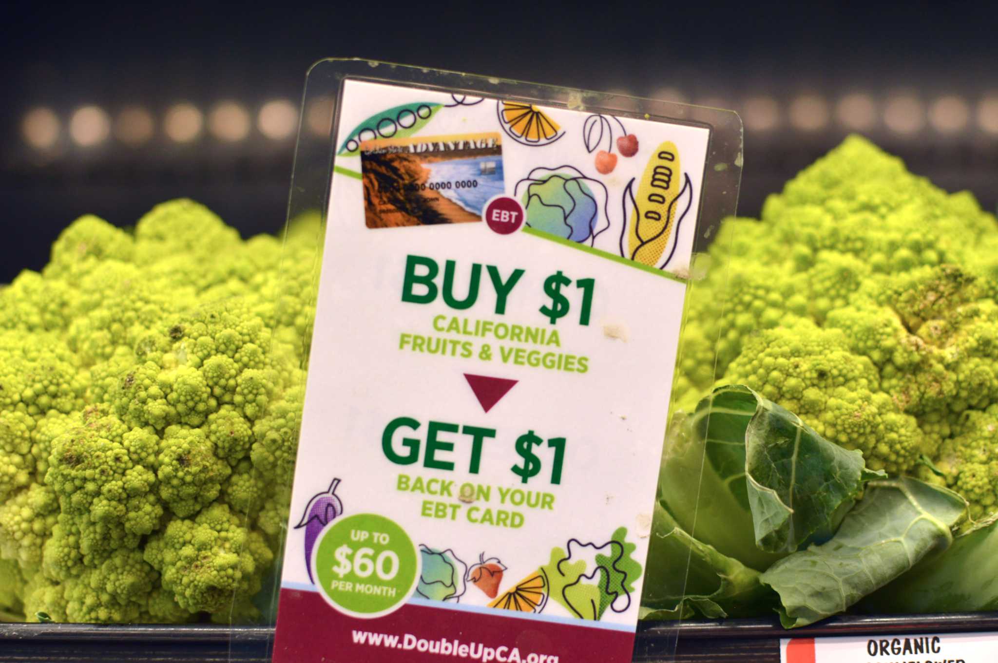 Should California give residents money to buy fresh produce? Yes, and