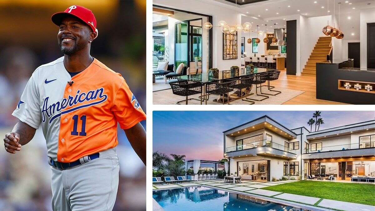 Phillies Legend Jimmy Rollins Relists Exceptional Encino Home for $10.8M