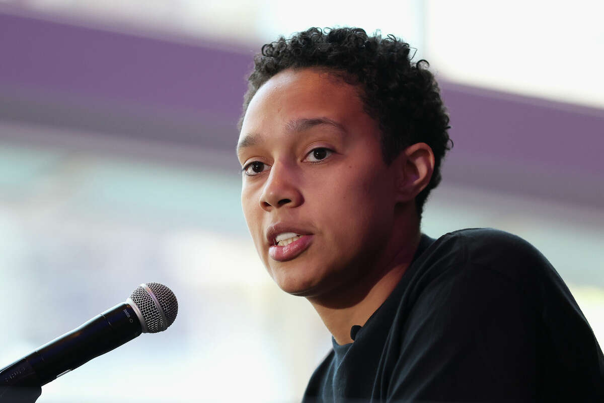 WNBA star and Houston native Brittney Griner expressed gratitude during Thursday's emotional first news conference since her release from a Russian jail in a high-level prisoner swap.