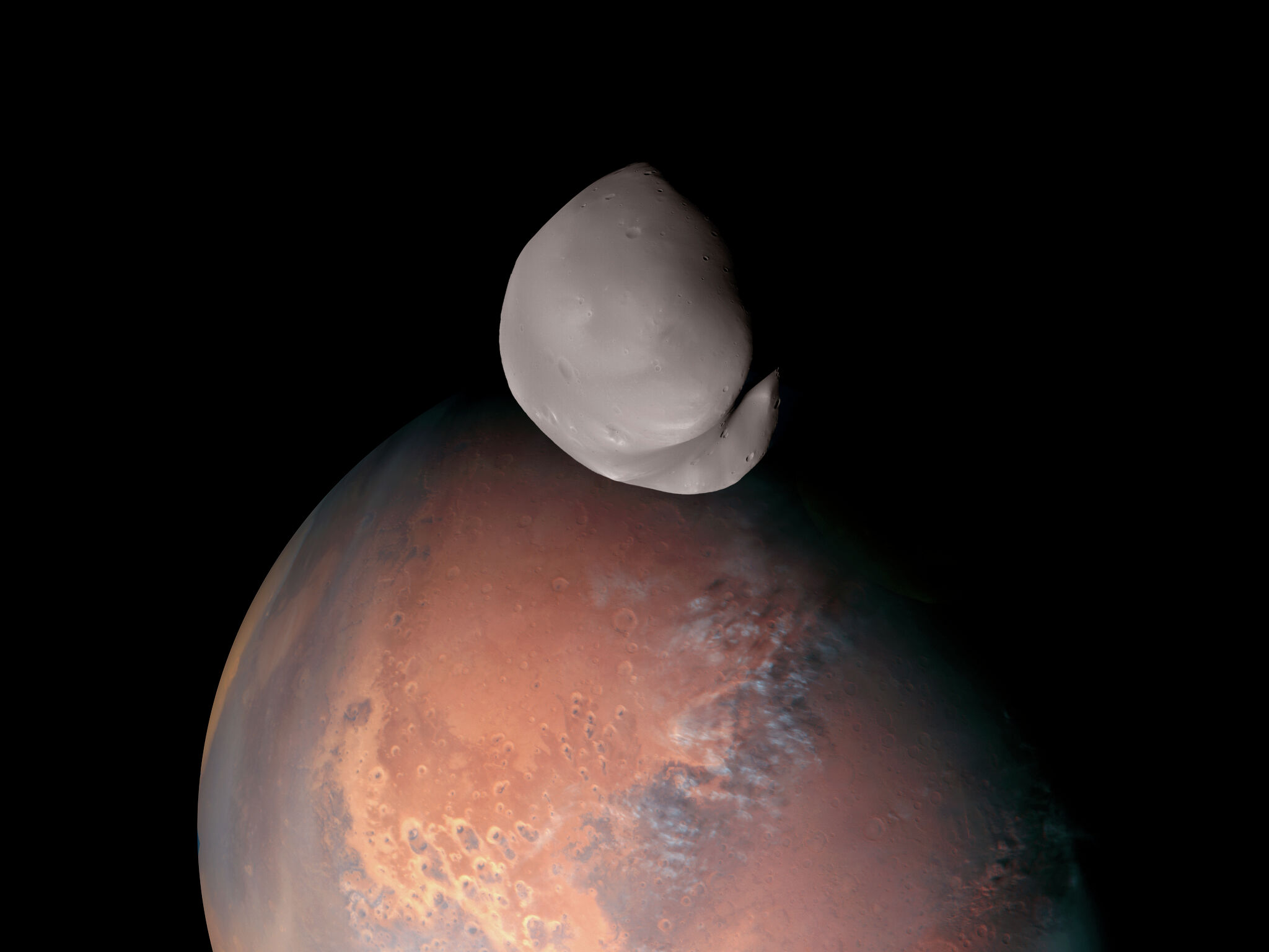 Fotos y datos de la luna de Marte generan nuevas teorías