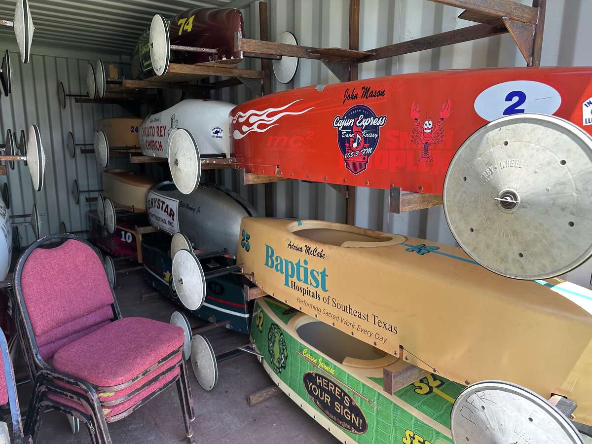The Spindletop Rotary Club of Beaumont on Saturday will host a garage sale for its Soap Box Derby items.