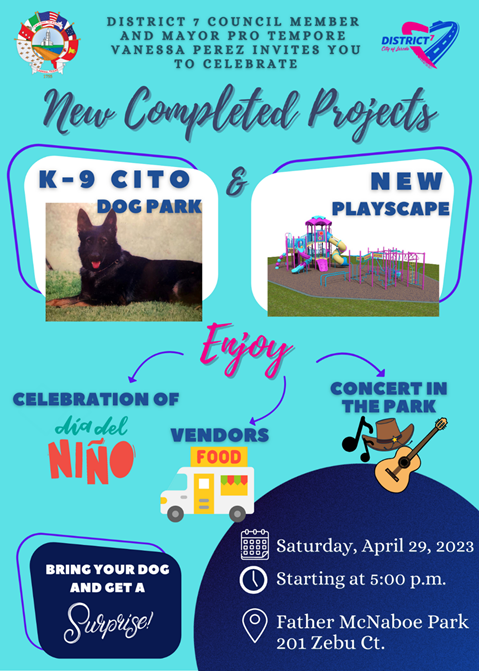 City of Laredo to unveil dog park, playground at Father McNaboe Park - Vimarsana News